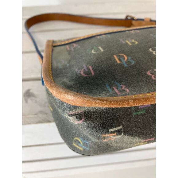 DOONEY & BOURKE MINI VINTAGE COATED CANVAS SHOULDERBAG ASIS - Picture 12 of 16